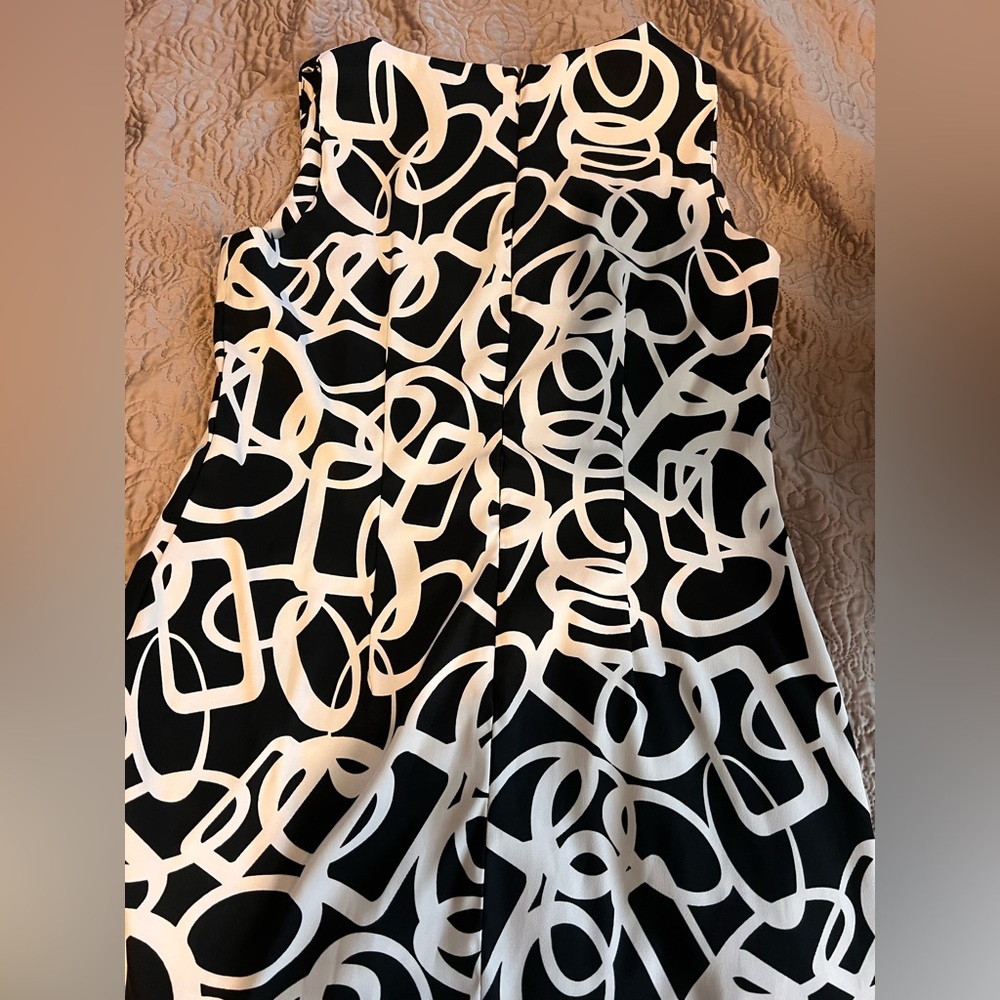 Tank dress with zipper.